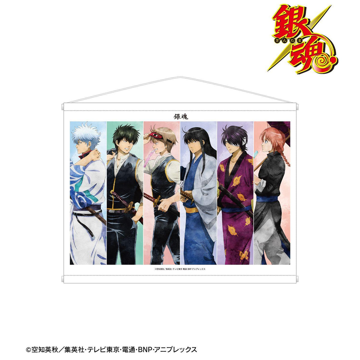 銀魂 描き下ろし 集合 夏の歩み・水彩風ver. B2掛畫
