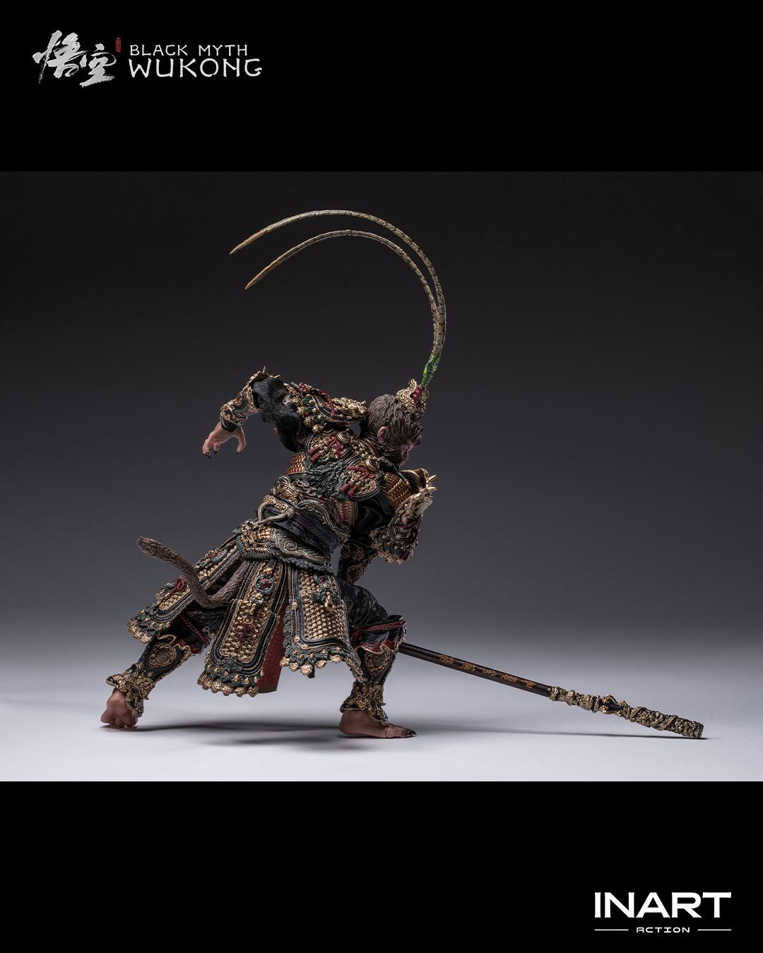 黑神話:悟空 INART Action 1/12比例 孫悟空 大聖裝備套裝 動作玩偶 約20.8cm PVC/ABS/POK/布制