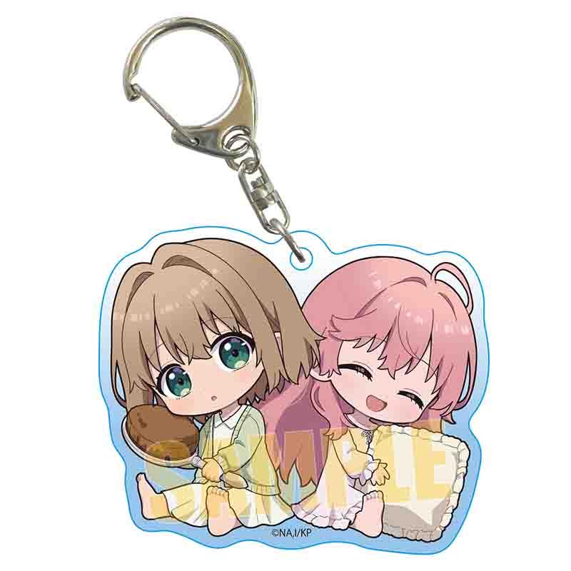 きみが死ぬまで戀をしたい ぎゅぎゅっと亞克力鑰匙扣 托特斯基·希娜&卡加里·米米