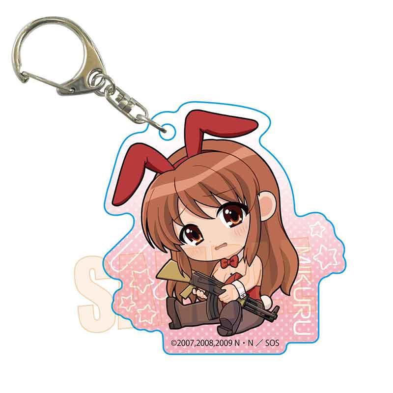 涼宮春日的憂鬱 ぎゅぎゅっと 亞克力鑰匙扣 朝比奈實玖瑠B