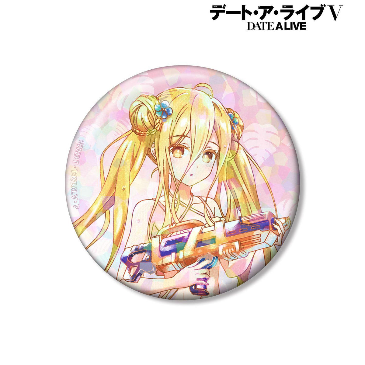 《約會大作戰》V 描き下ろし 星宮六喰 デート・ア・バカンスver. Ani-Art aqua label 75mm全息徽章