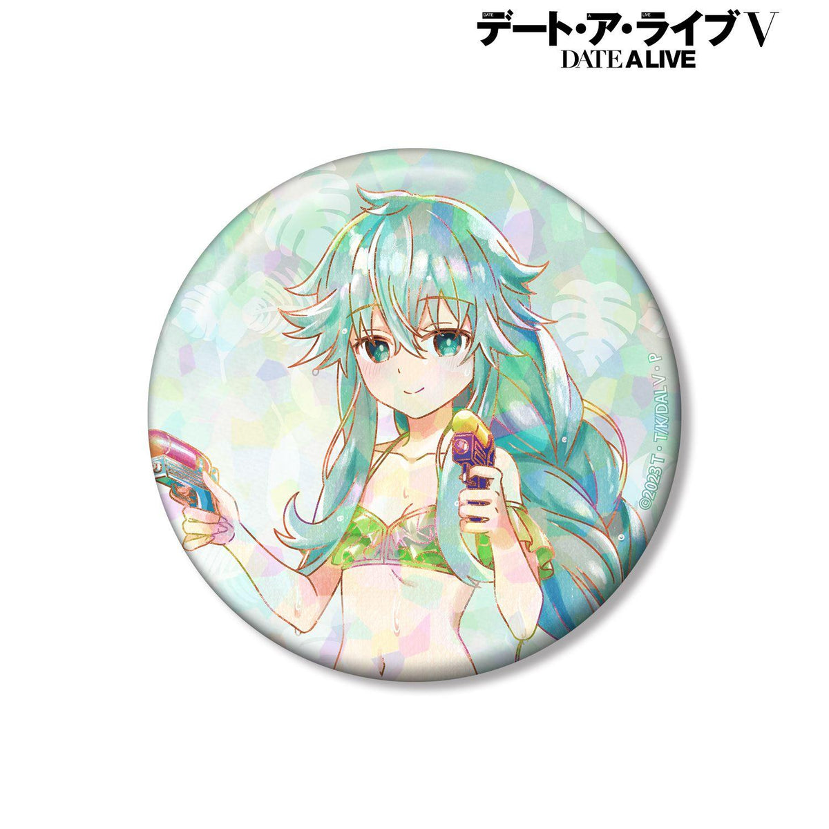 《約會大作戰》V 描き下ろし 七罪 デート・ア・バカンスver. Ani-Art aqua label 75mm 閃光徽章