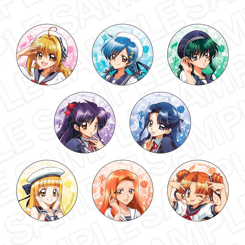 マーメイドメロディー《人魚的旋律》 徽章 隨機款 閃耀海洋風 ver. 8個裝 收藏套裝