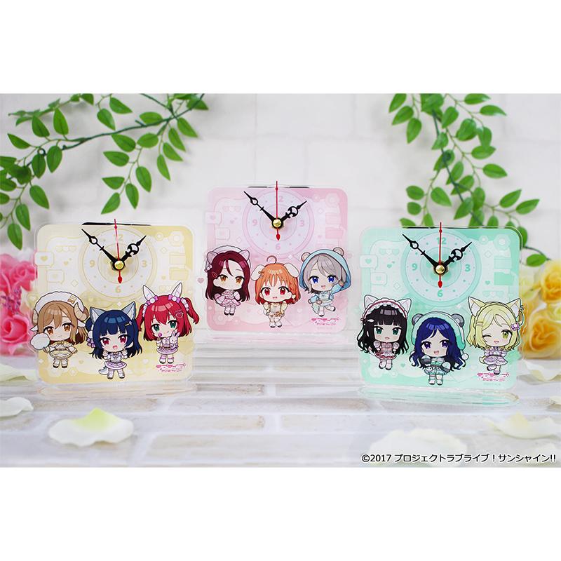 ラブライブ!系列 1年生 ぷちちょこ 迷你亞克力擺鐘 動物服裝