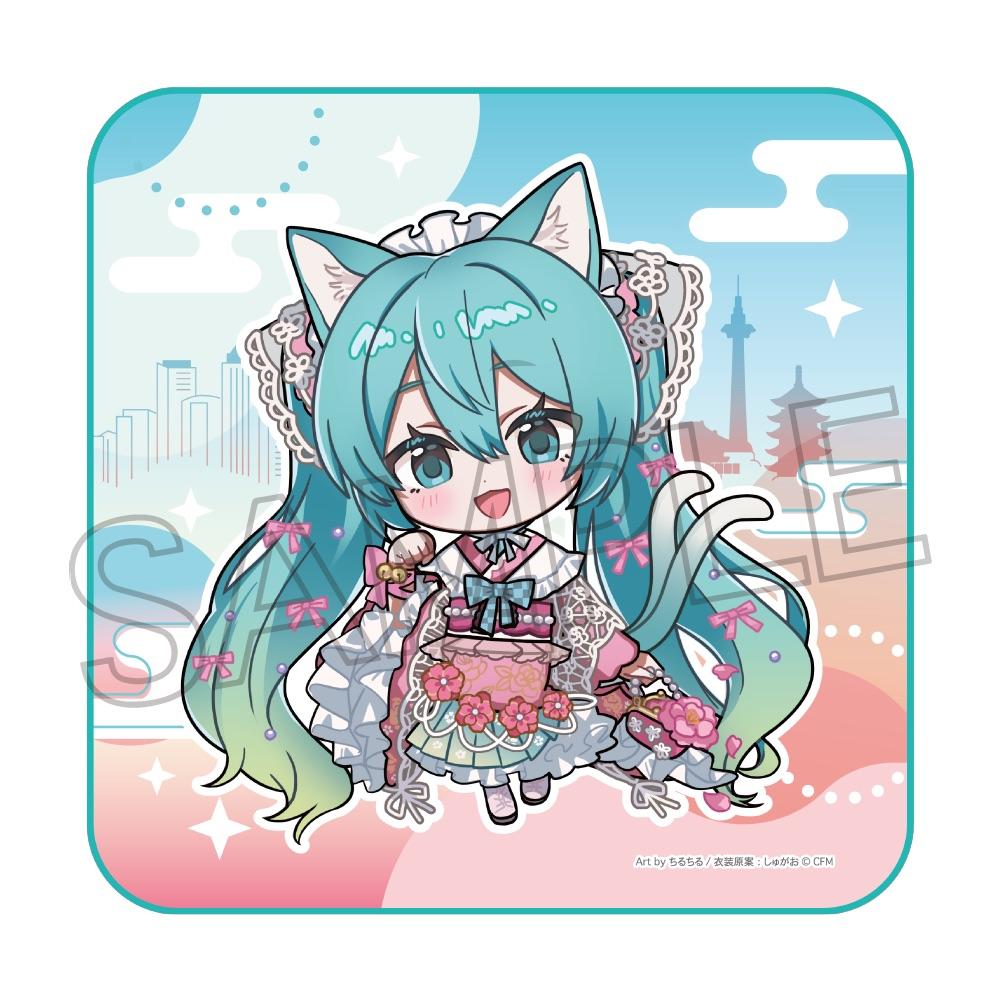 初音未來 百鬼夜行 街道散步 迷你毛巾
