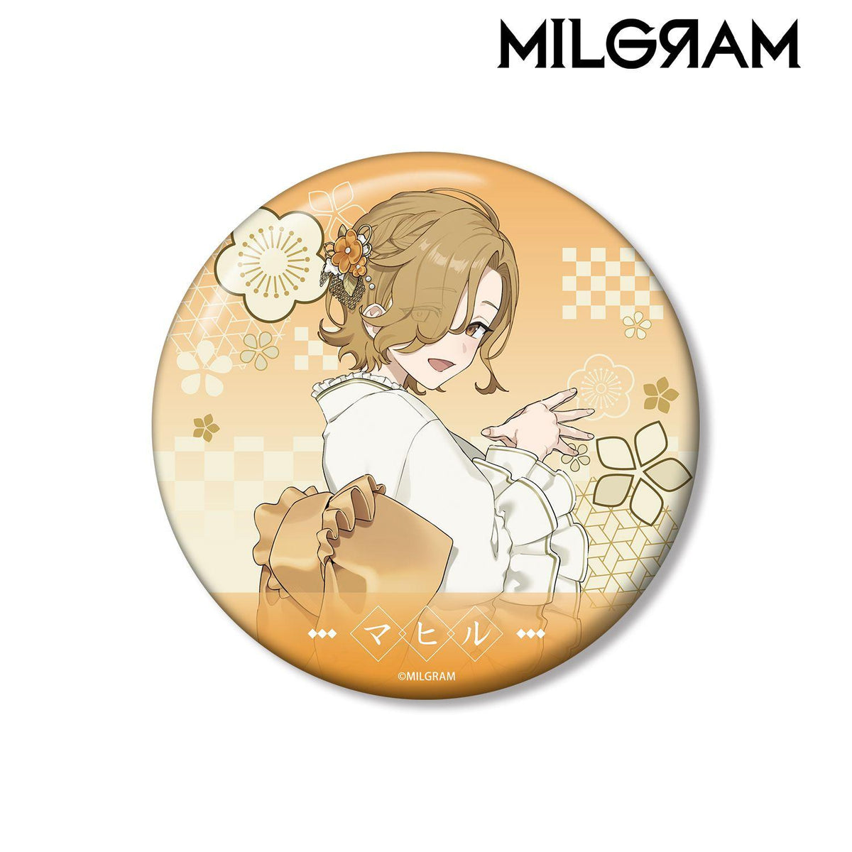 MILGRAM 馬晝 復古和服ver. 100mm徽章