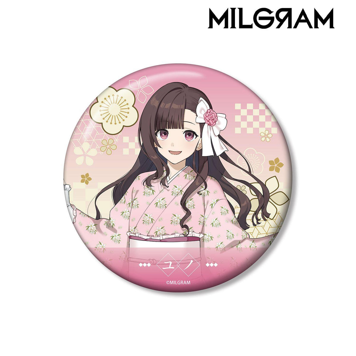 MILGRAM 尤諾 復古和服 ver. 100mm 徽章