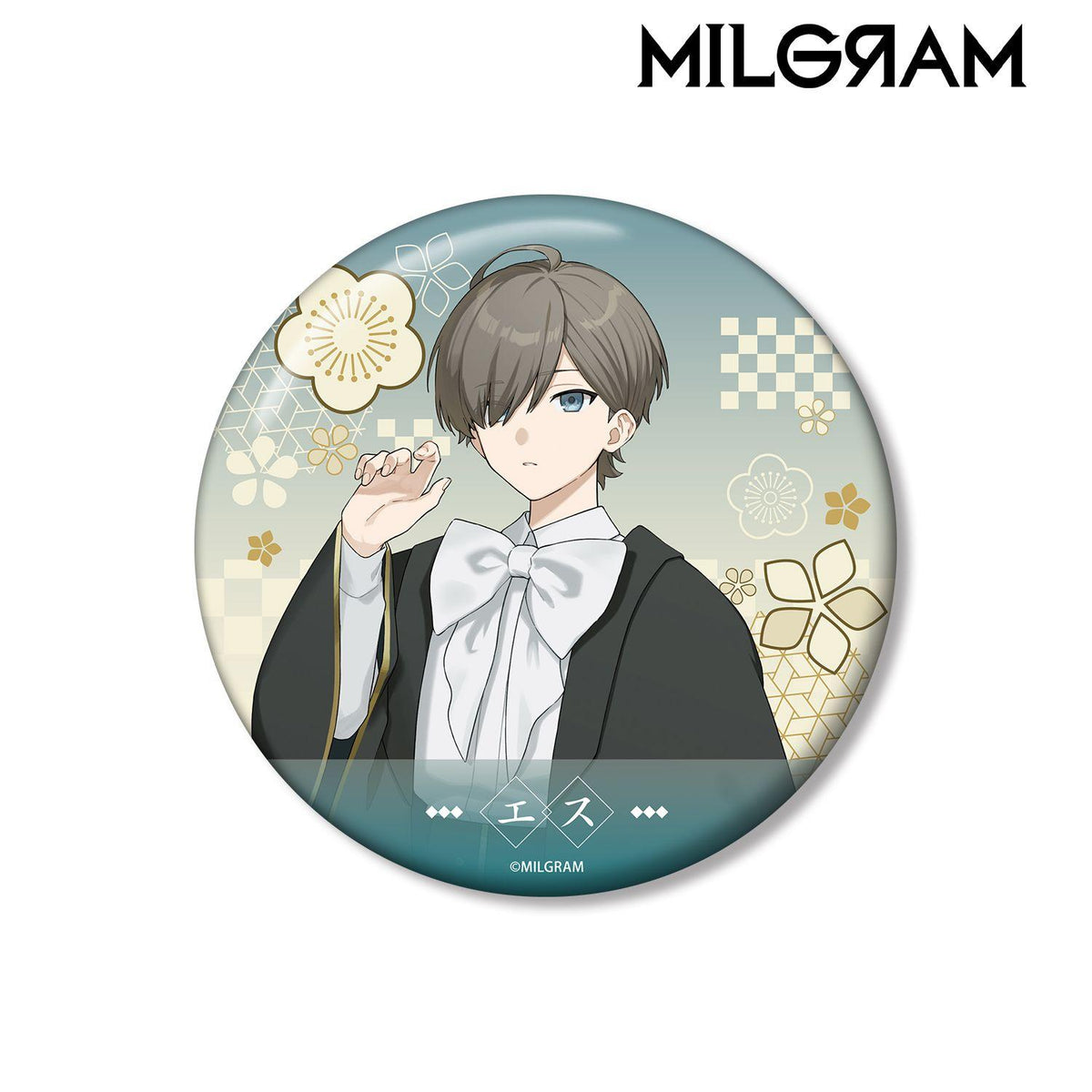MILGRAM 聯動 艾斯 復古和服版 100mm 徽章