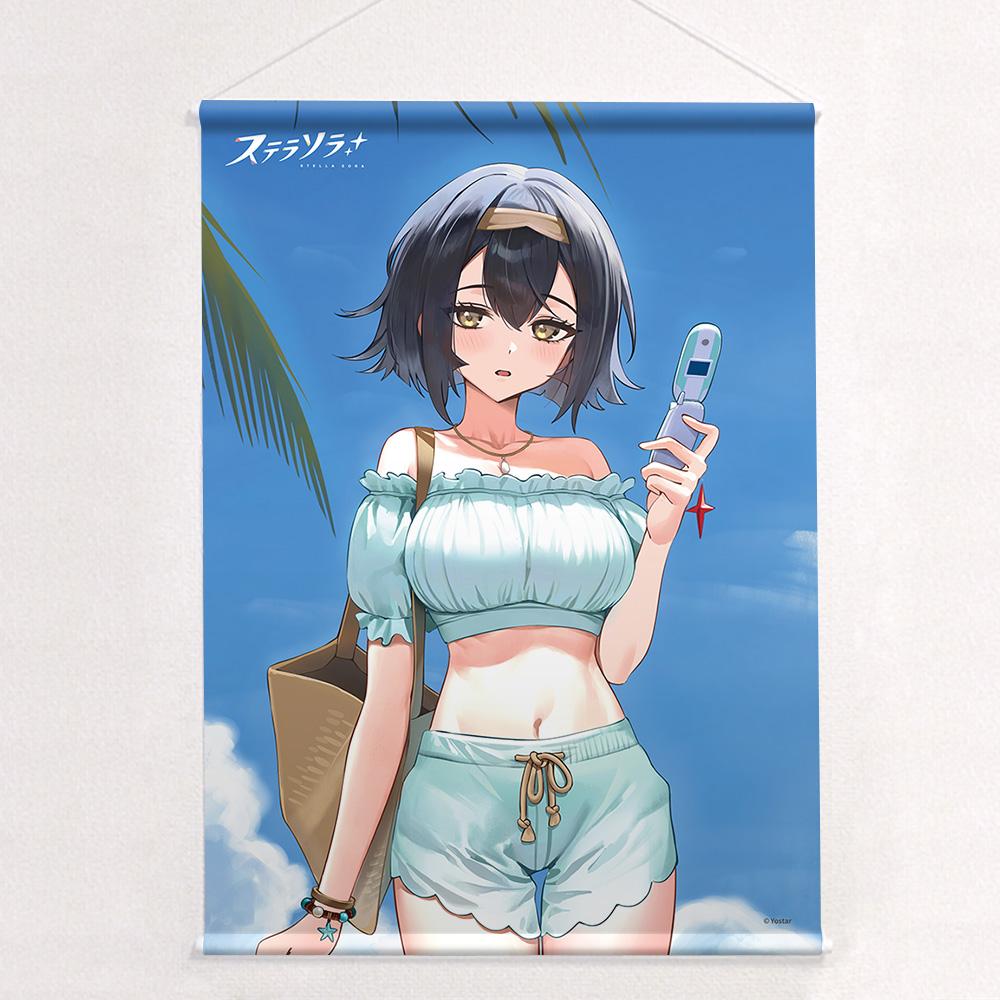ステラソラ 描き下ろし B2掛畫(琥珀/夏服)雙面絨