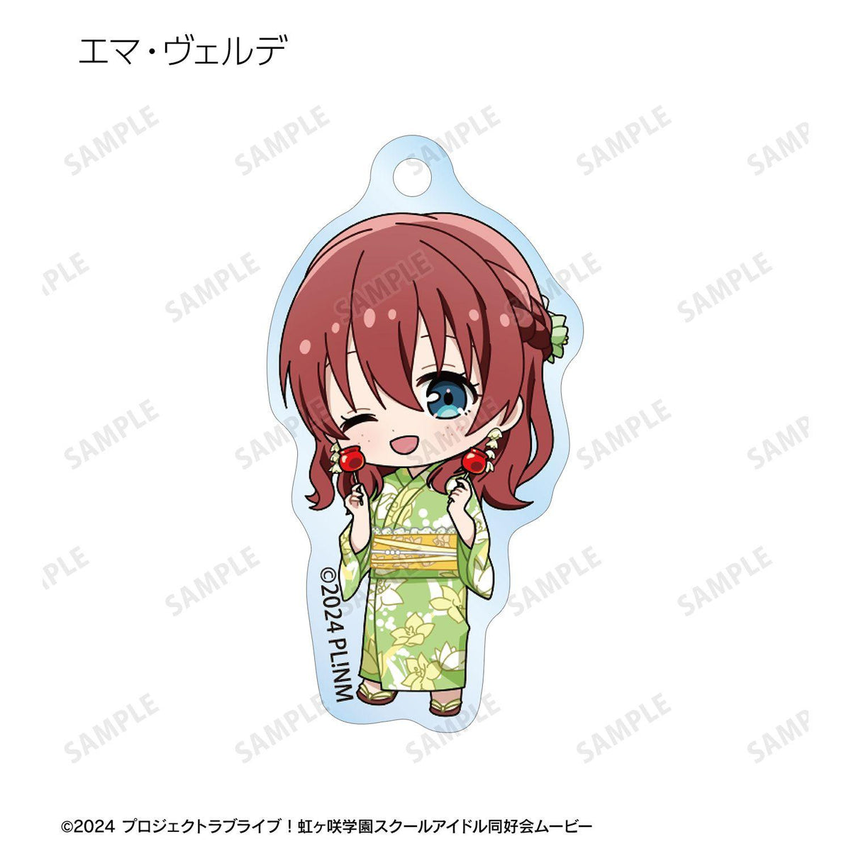 ラブライブ!虹ヶ咲學園スクールアイドル同好會 縁日ver. 閃卡迷你角色亞克力掛件 13個裝