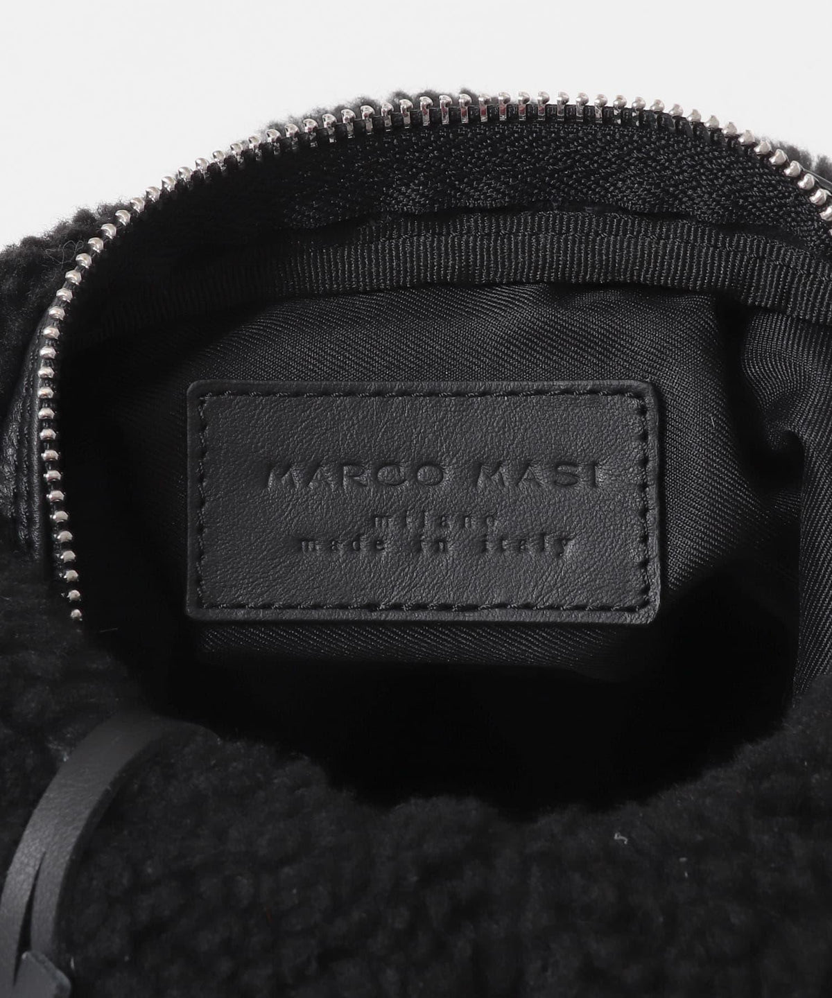 MARCO MASI 仿羊絨迷你手提包