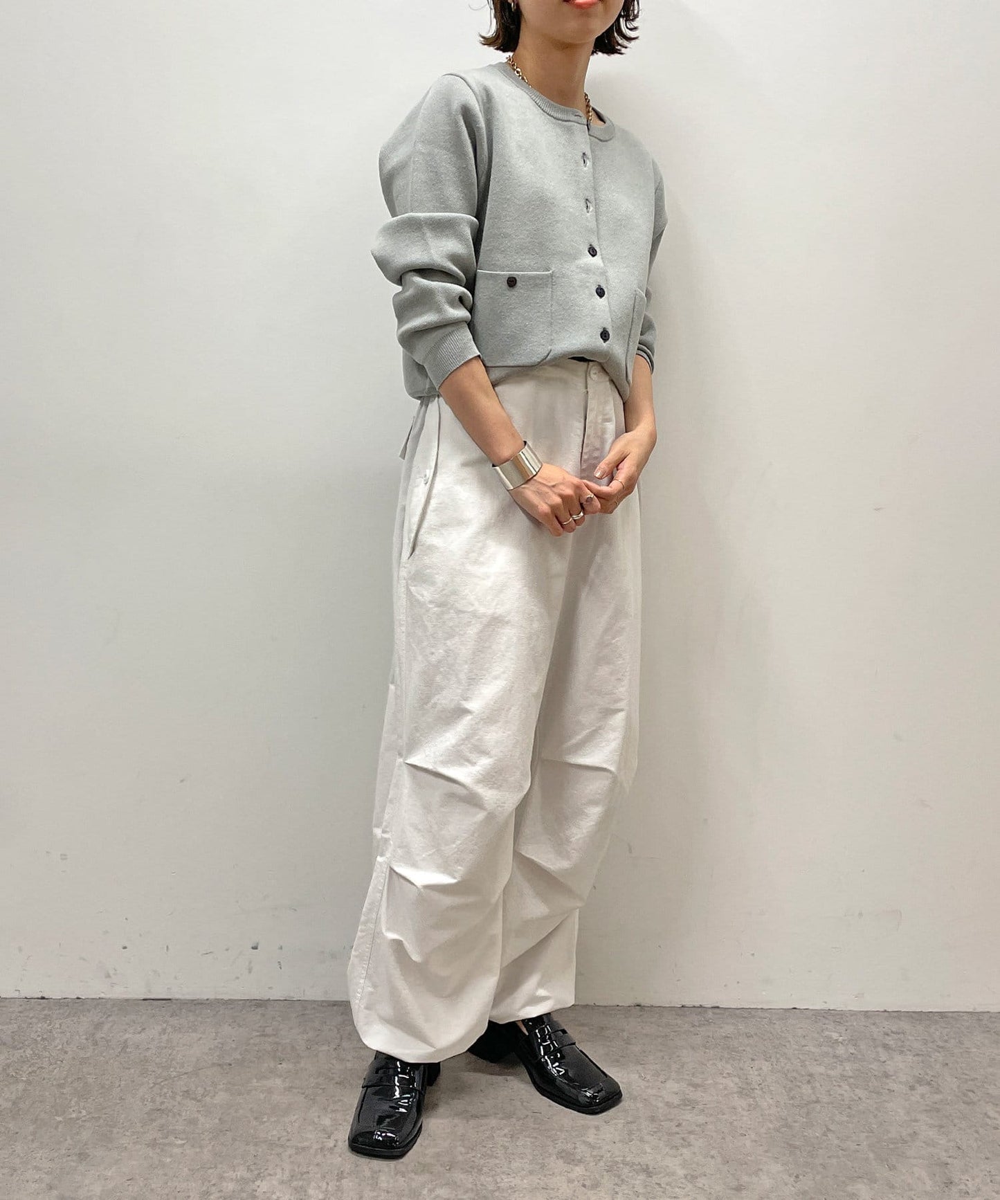 【時尚必備款】衛衣式口袋開衫