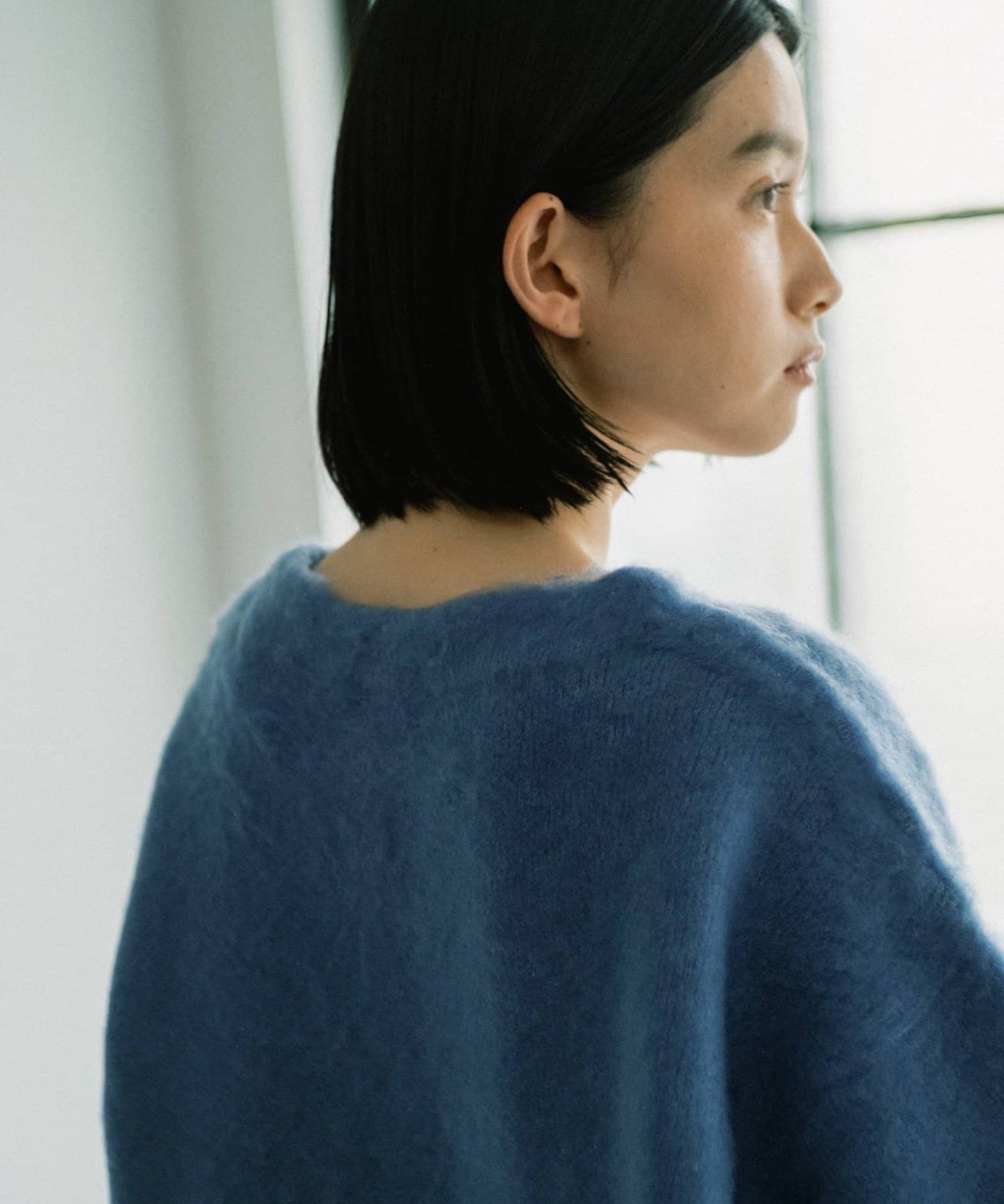 【WHIMSIC/】簡約絨毛針織開衫