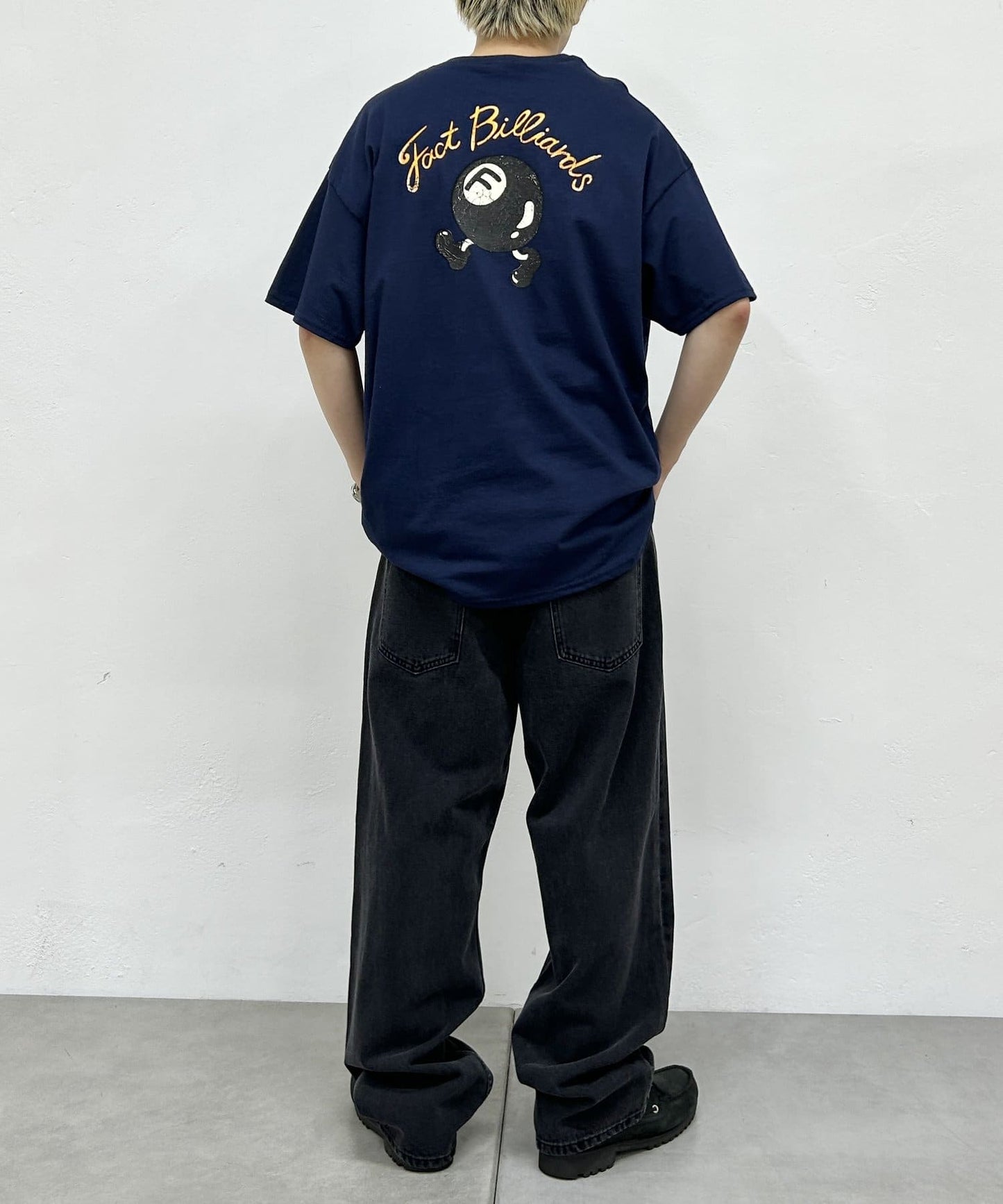 COOPER FACT檯球標誌大TEE