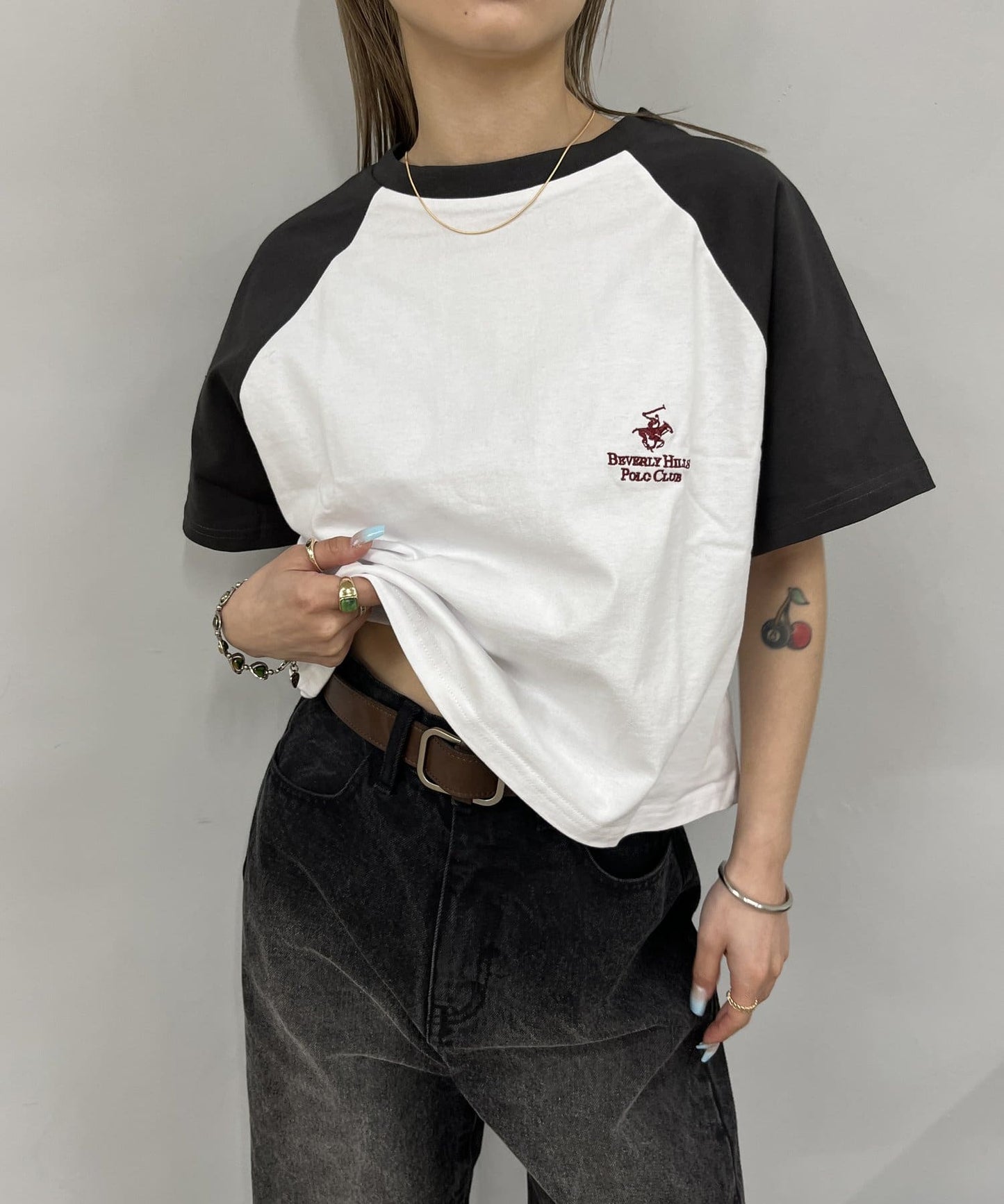 BEVERLY HILLS POLO CLUB拉鍊TEE