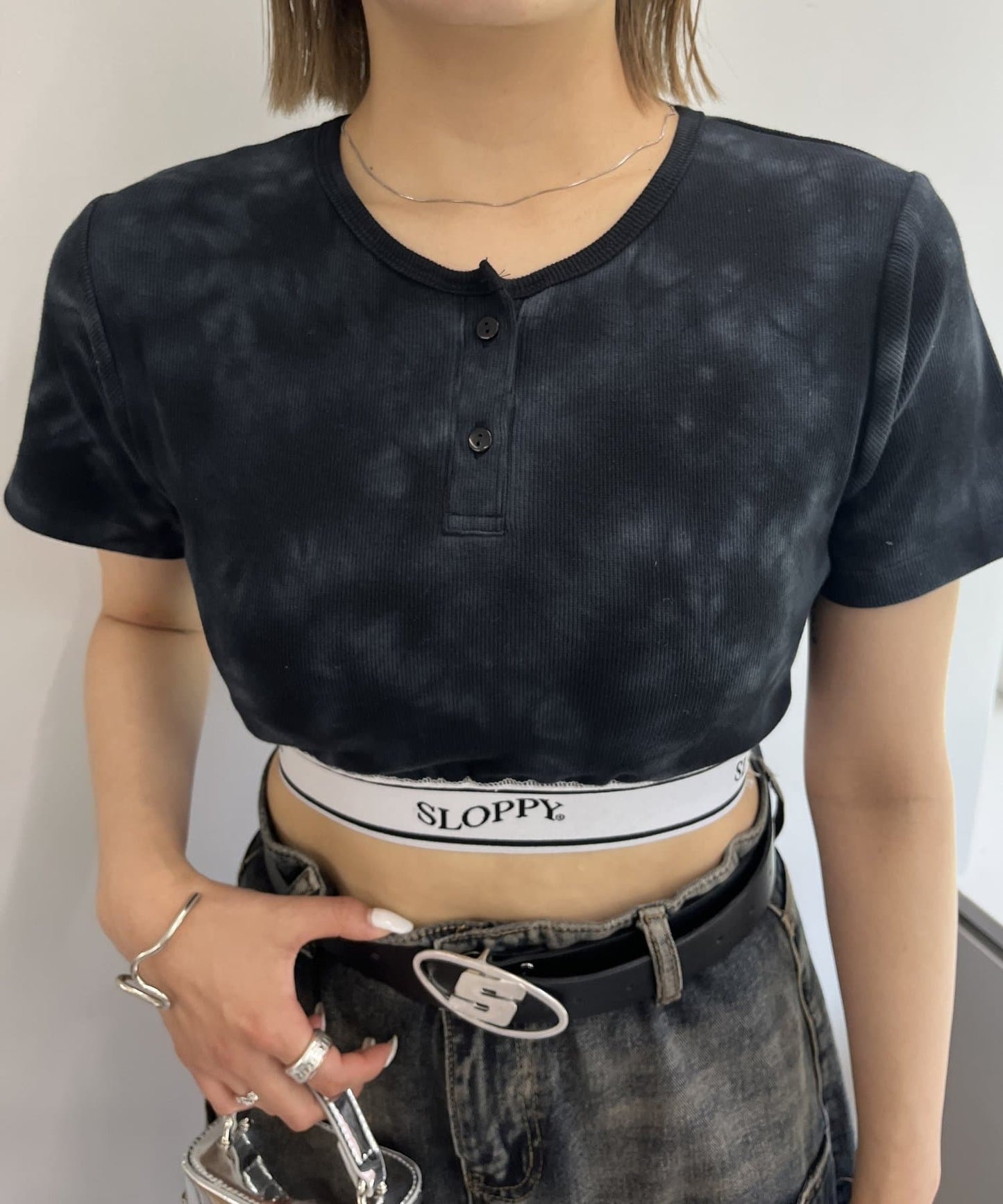 【SLOPPY/斯洛皮】線條亨利T恤