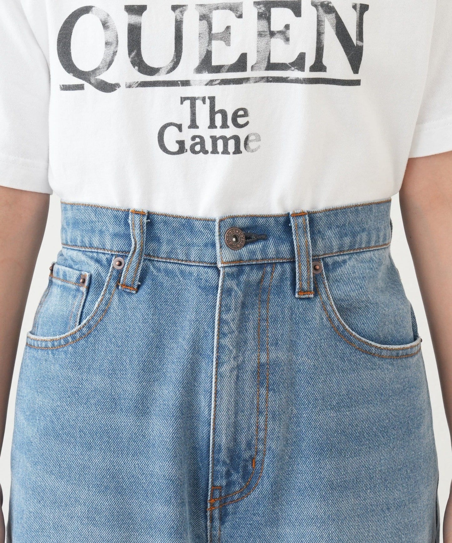 【決定!】【KATER】復古牛仔彎曲褲