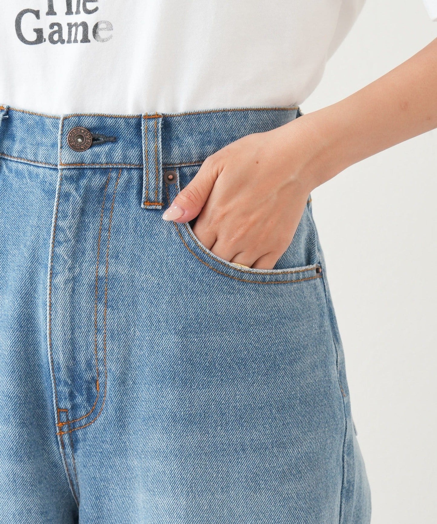 【決定!】【KATER】復古牛仔彎曲褲