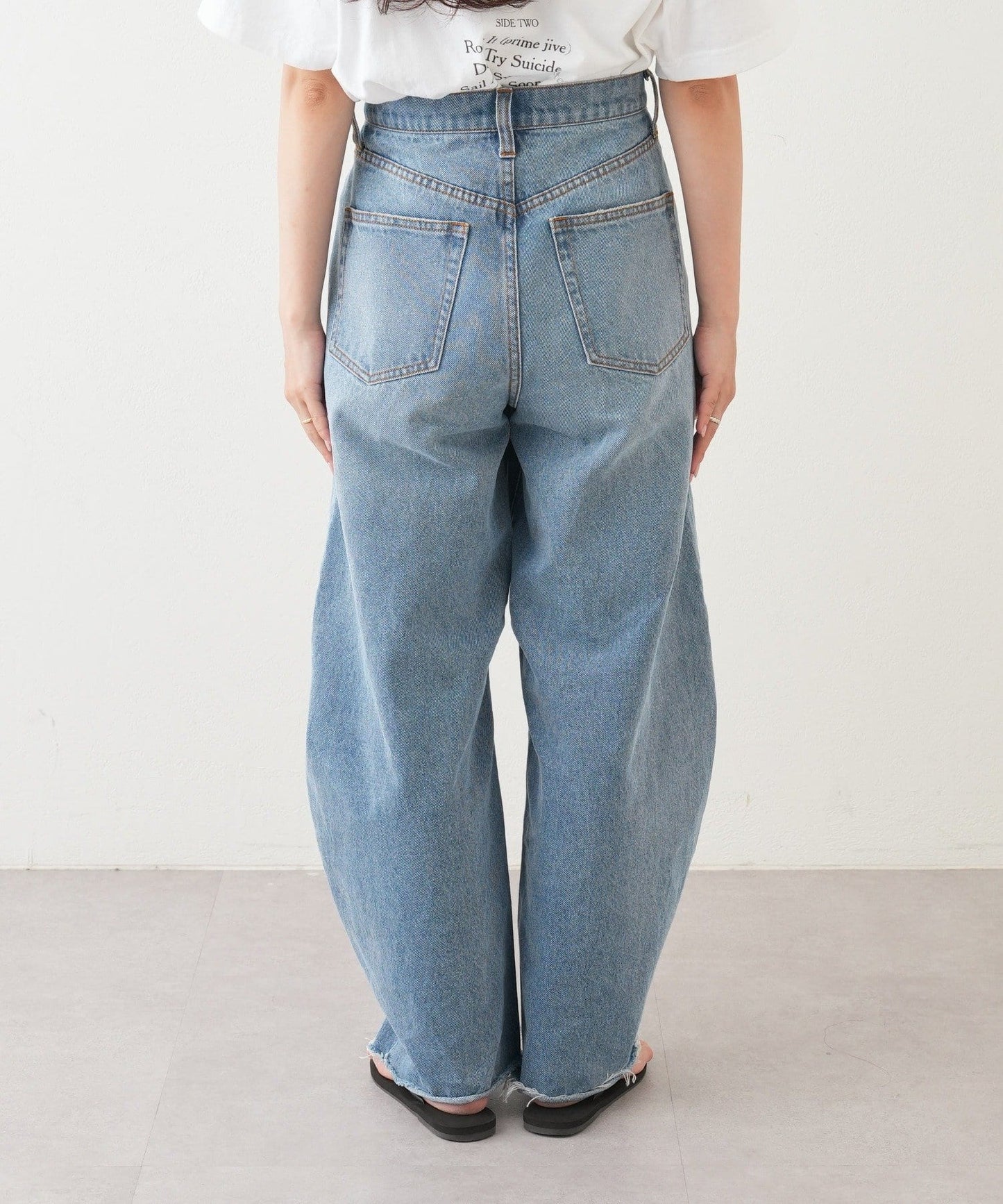 【決定!】【KATER】復古牛仔彎曲褲