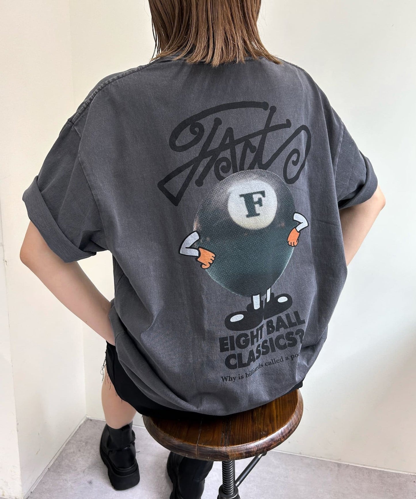 COOPER FACT檯球照片大TEE