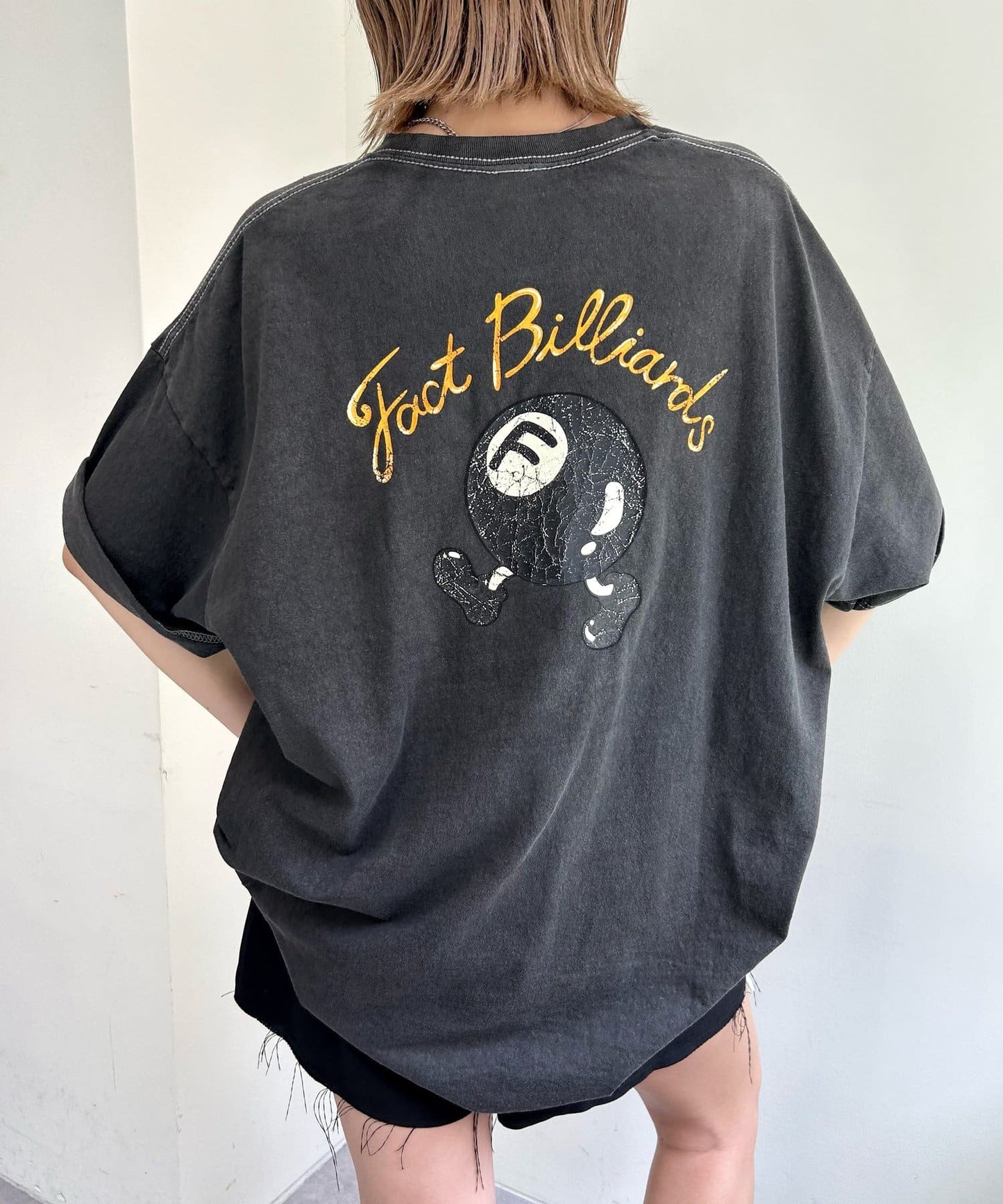 COOPER FACT檯球標誌大TEE
