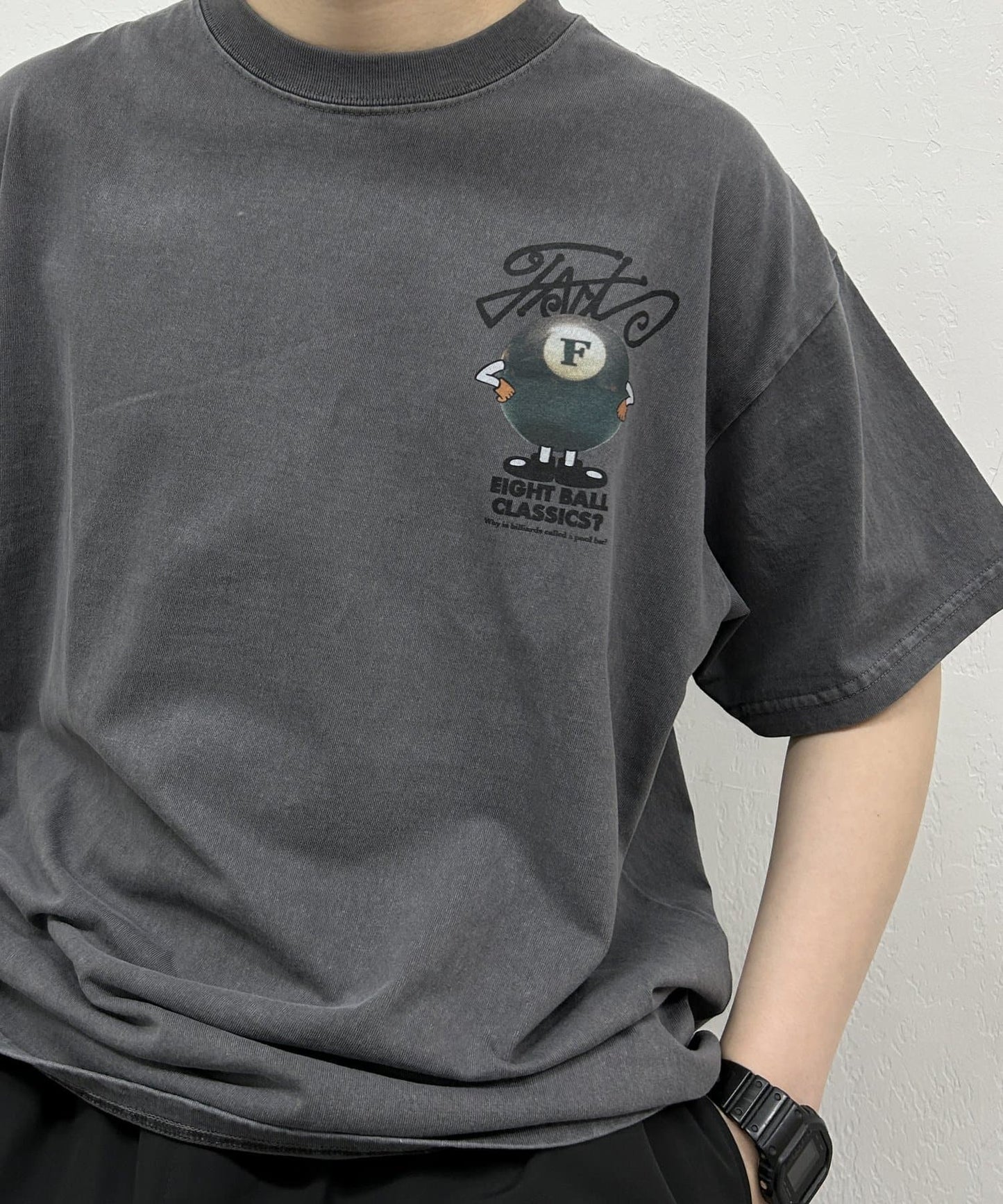 COOPER FACT檯球照片大TEE