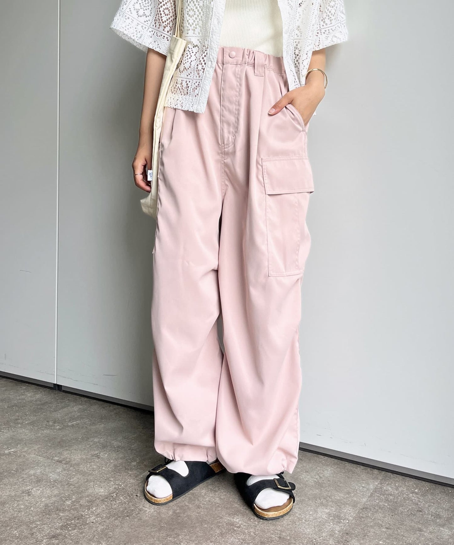 【平成Flamingo NICO穿著!】斜紋帆布工裝褲