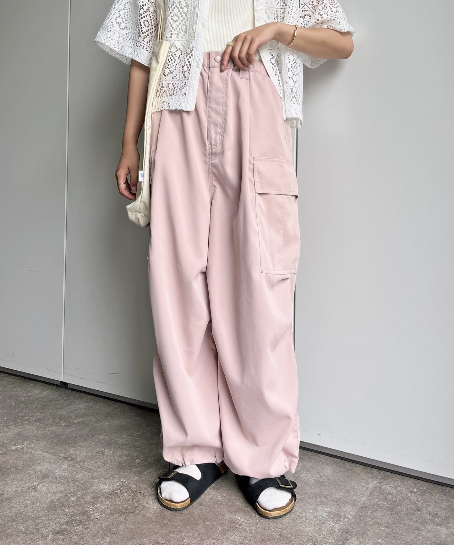 【平成Flamingo NICO穿著!】斜紋帆布工裝褲
