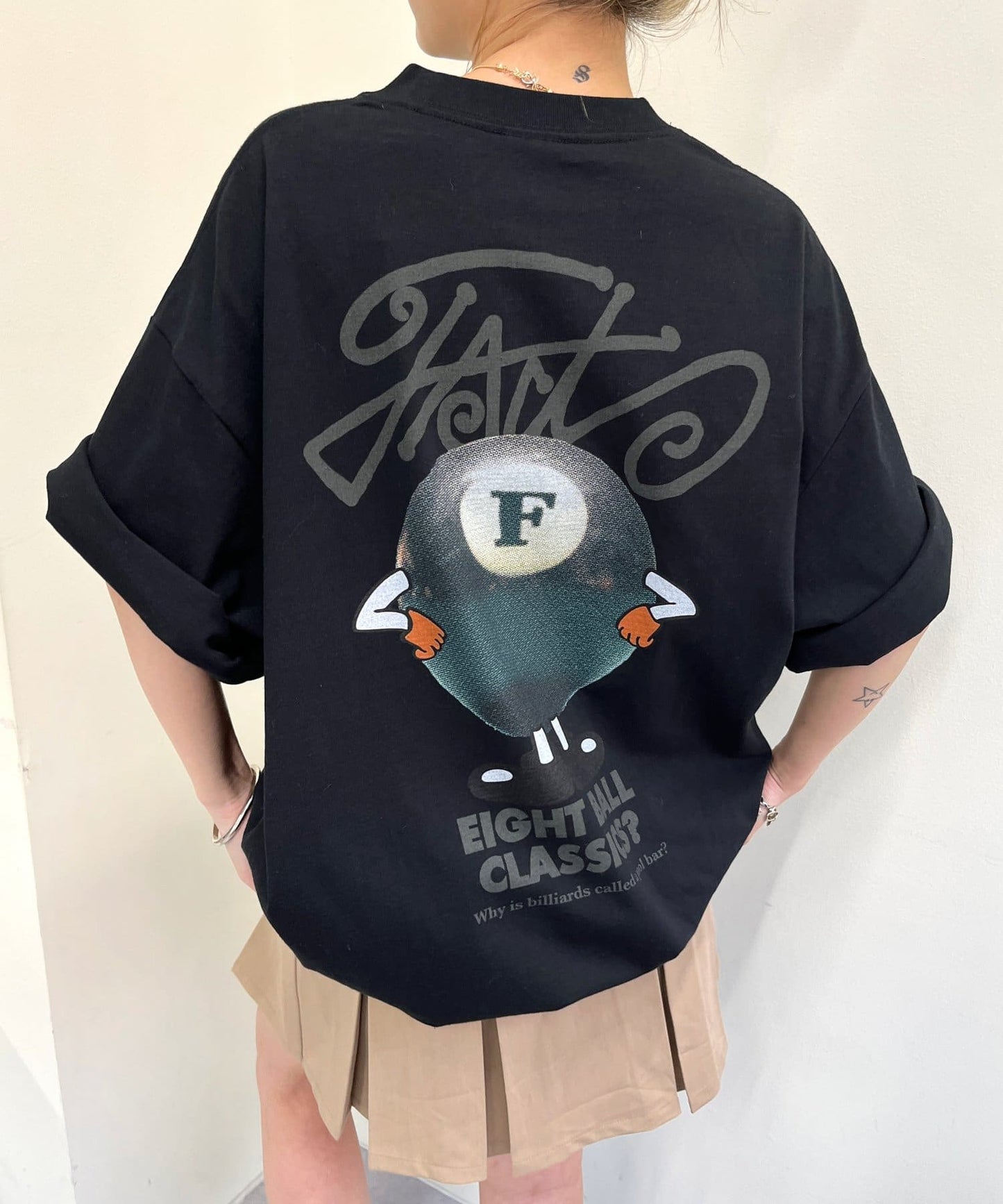 COOPER FACT檯球照片大TEE