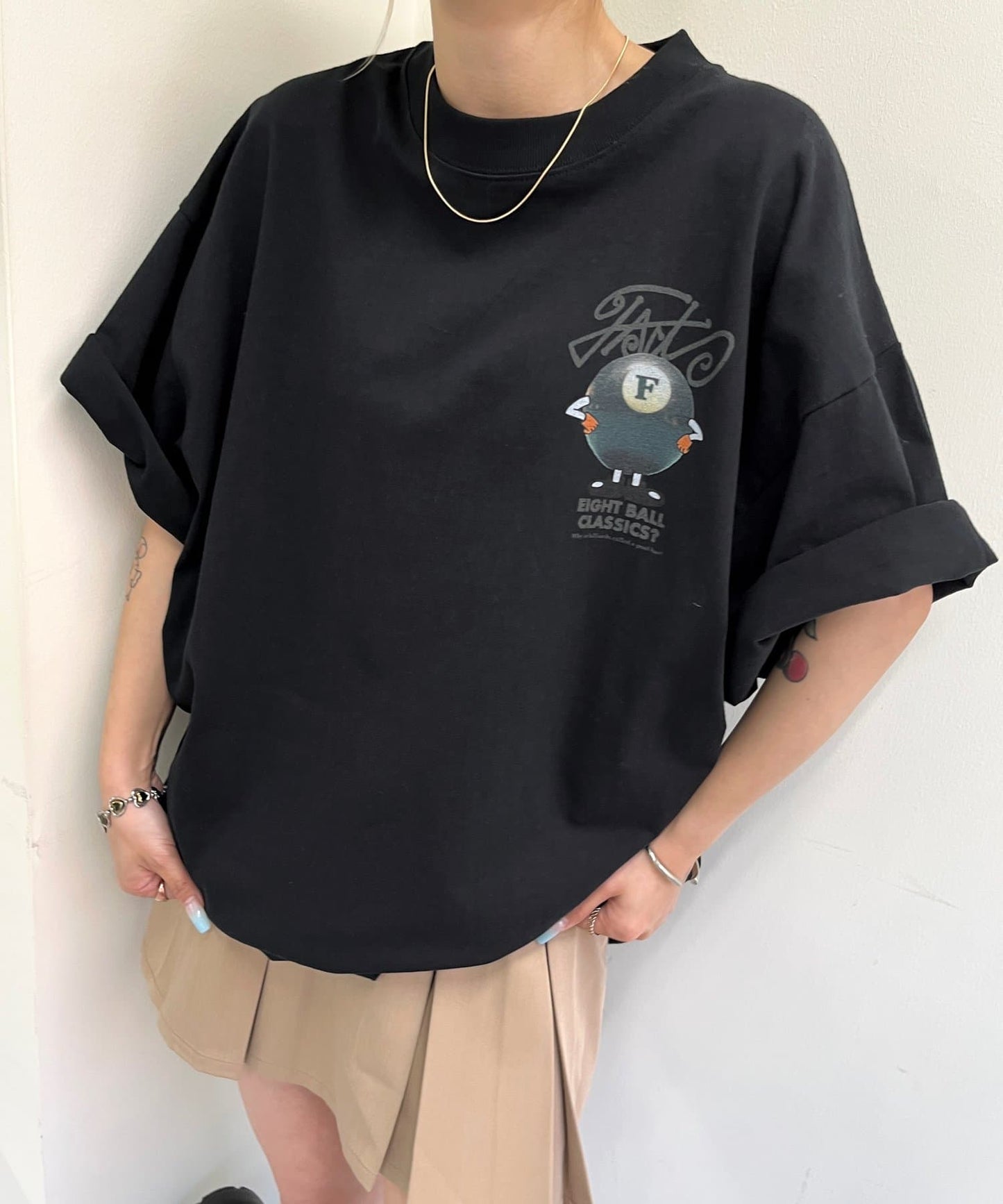 COOPER FACT檯球照片大TEE