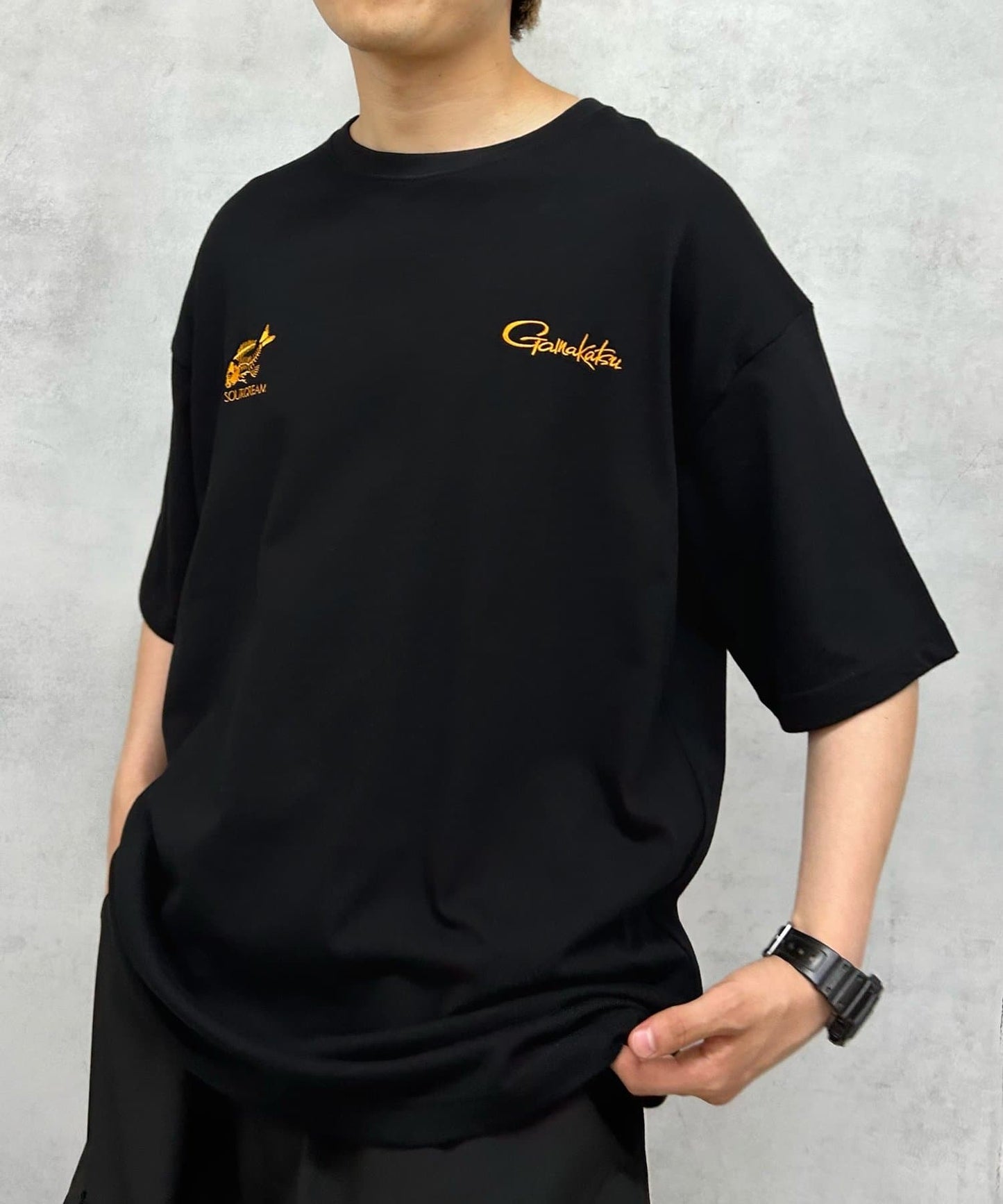 Gamakatsu×Sourcream 魚拓FISH Logo大號T恤