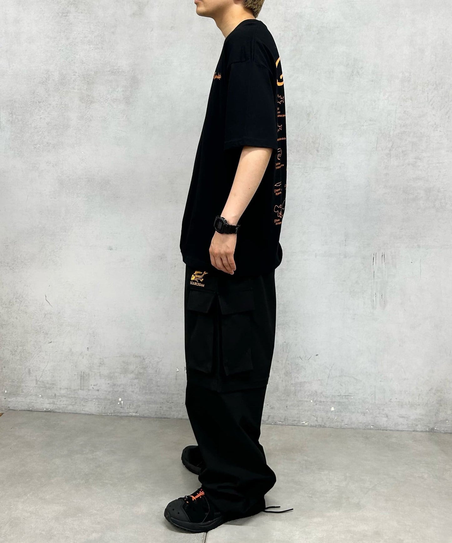 Gamakatsu×Sourcream 魚拓FISH Logo大號T恤