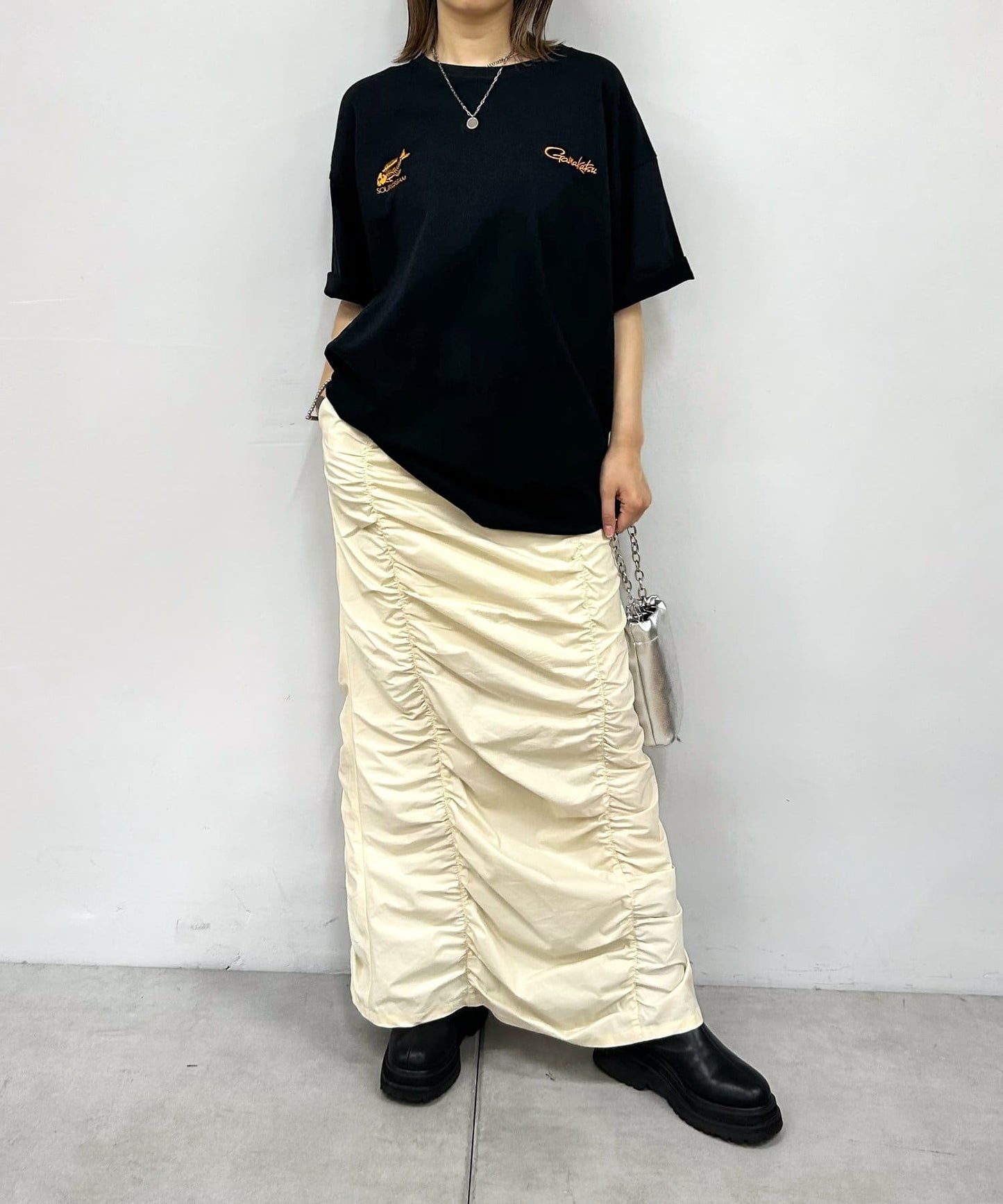 Gamakatsu×Sourcream 魚拓FISH Logo大號T恤