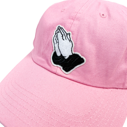 帽子 NEWHATTAN 棒球帽 粉色 祈禱手 (HH4221)