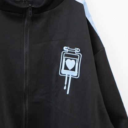 ACDC RAG 側雙線 運動服夾克 輸血 黑色/藍色 (RG4328BKBLA)