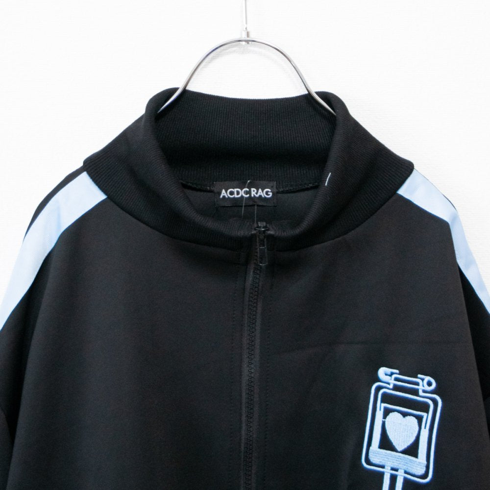ACDC RAG 側雙線 運動服夾克 輸血 黑色/藍色 (RG4328BKBLA)