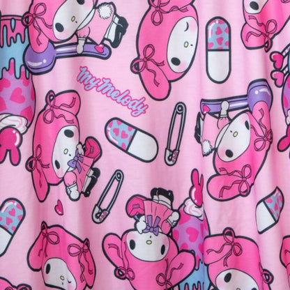 ACDC RAG x Sanrio My Melody 大號長袖拉鍊衛衣 粉色【特價】 (RG4317)