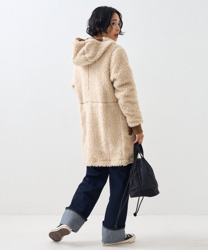 卷邊直筒牛仔褲