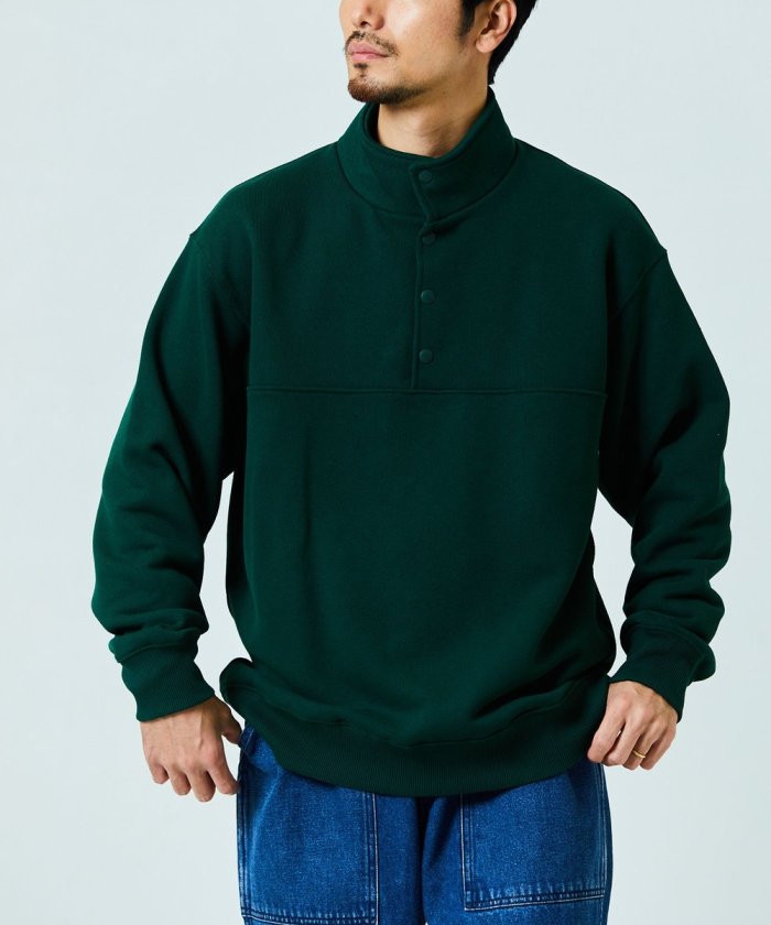 15盎司重量 半拉鍊運動衫 美國棉料