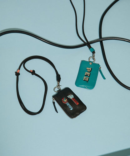 【PEZ(佩茲) ×ear】有・牛皮手機掛繩肩帶