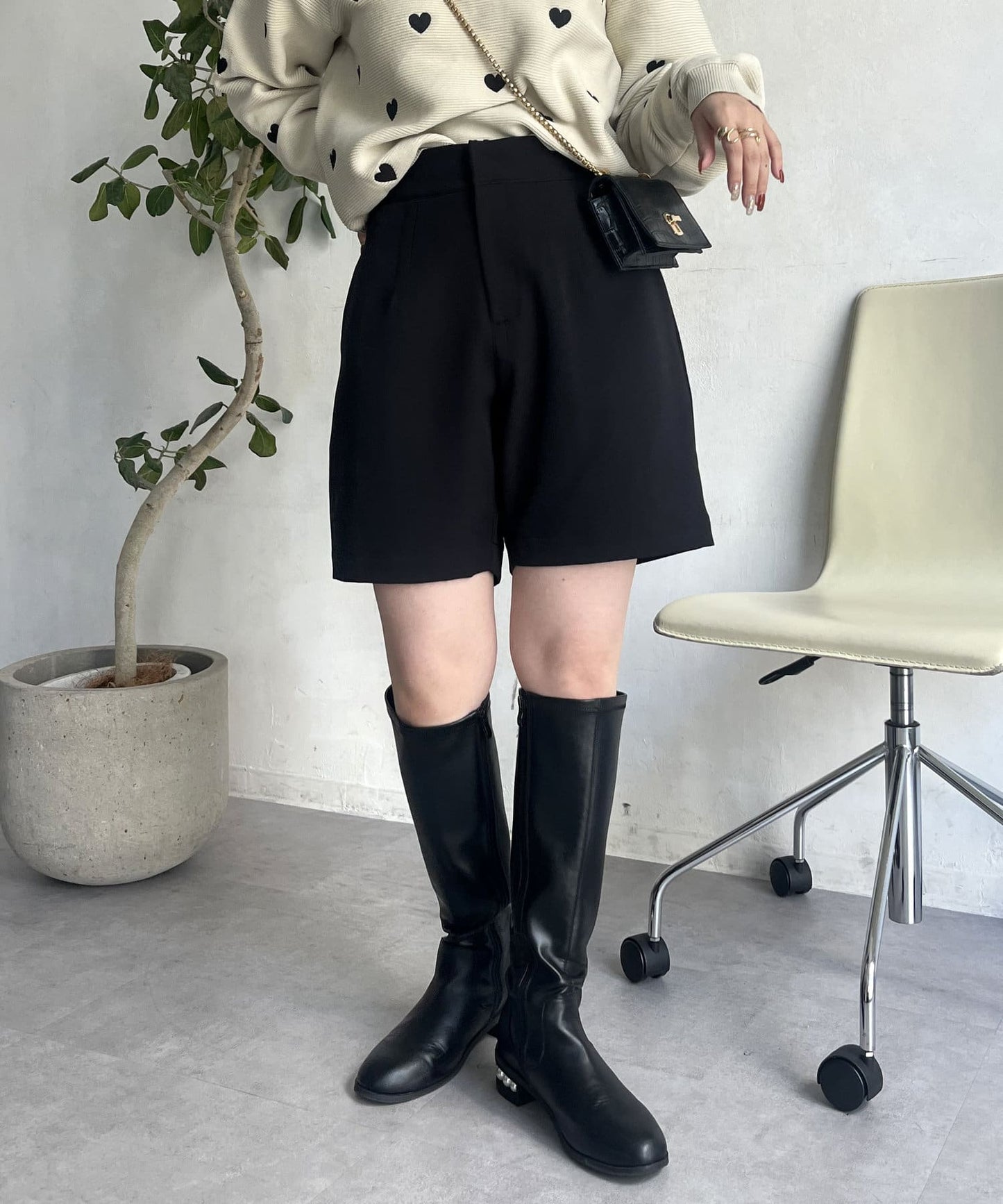 前褶短褲