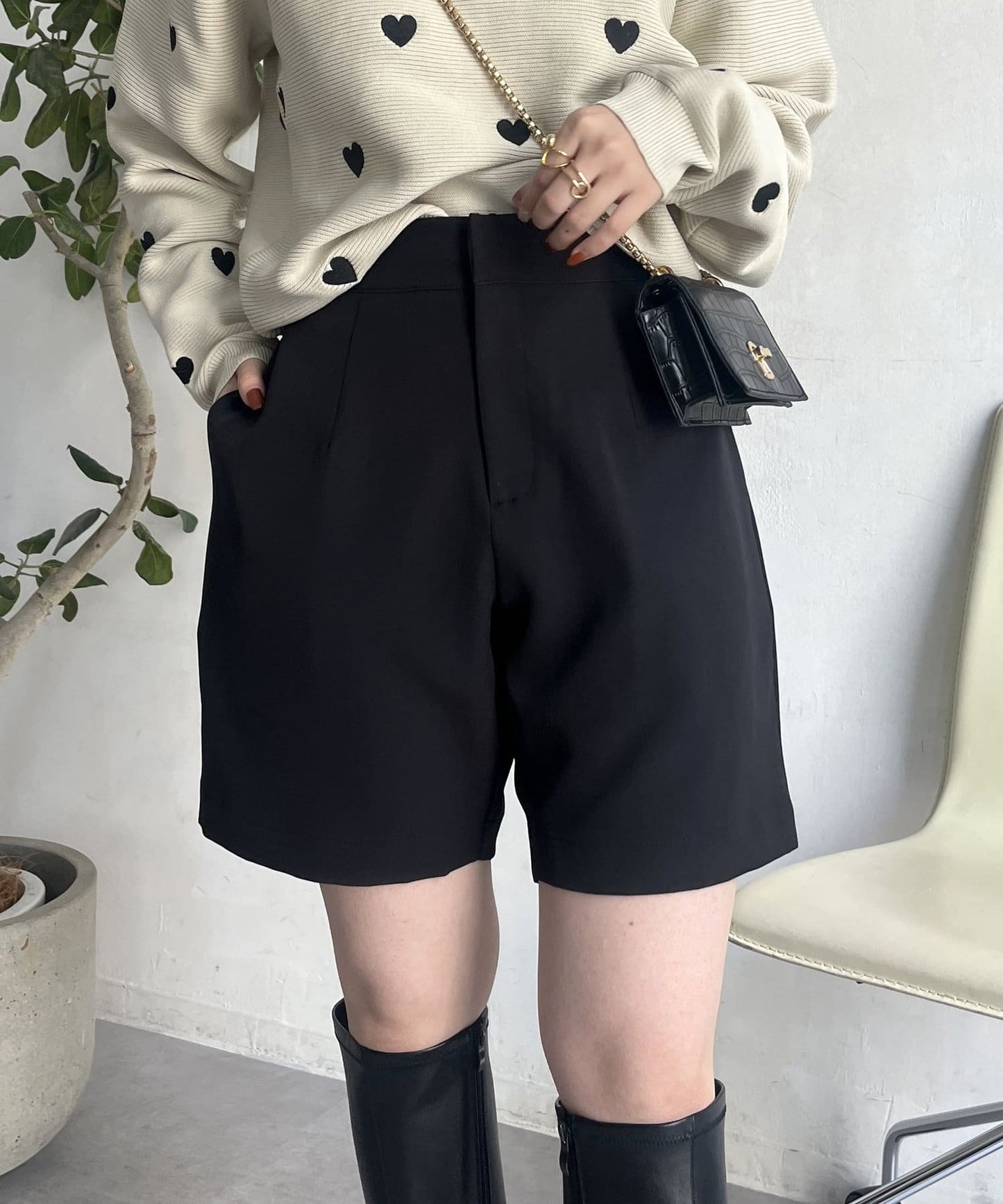 前褶短褲