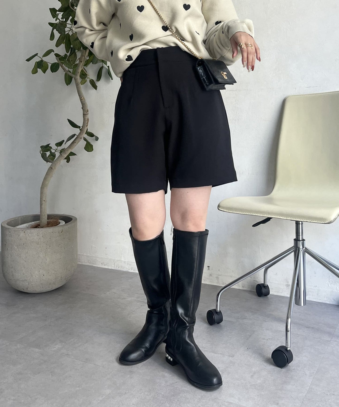 前褶短褲
