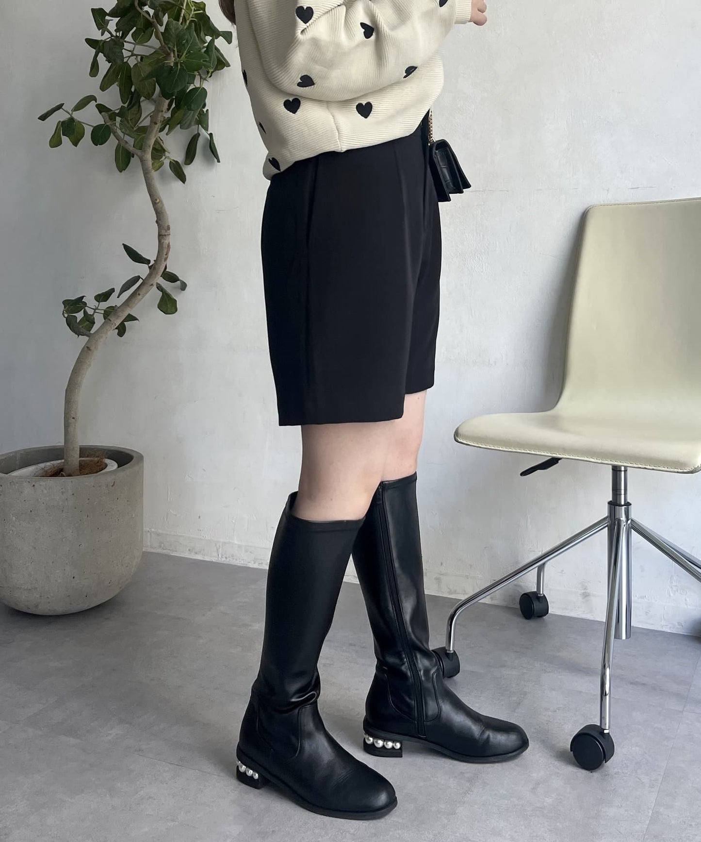 前褶短褲