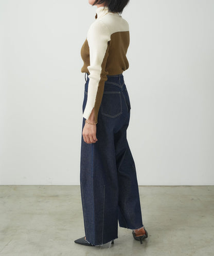 【大人氣牛仔新色登場】【Q.anos】藍色牛仔褲