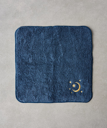 太陽和月亮 刺繡毛巾手帕
