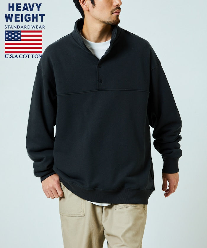 15盎司重量 半拉鍊運動衫 美國棉料