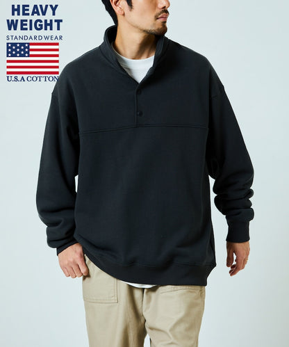 15盎司重量 半拉鍊運動衫 美國棉料