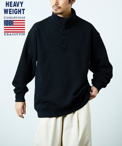 15盎司重量 半拉鍊運動衫 美國棉料