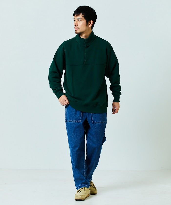 15盎司重量 半拉鍊運動衫 美國棉料